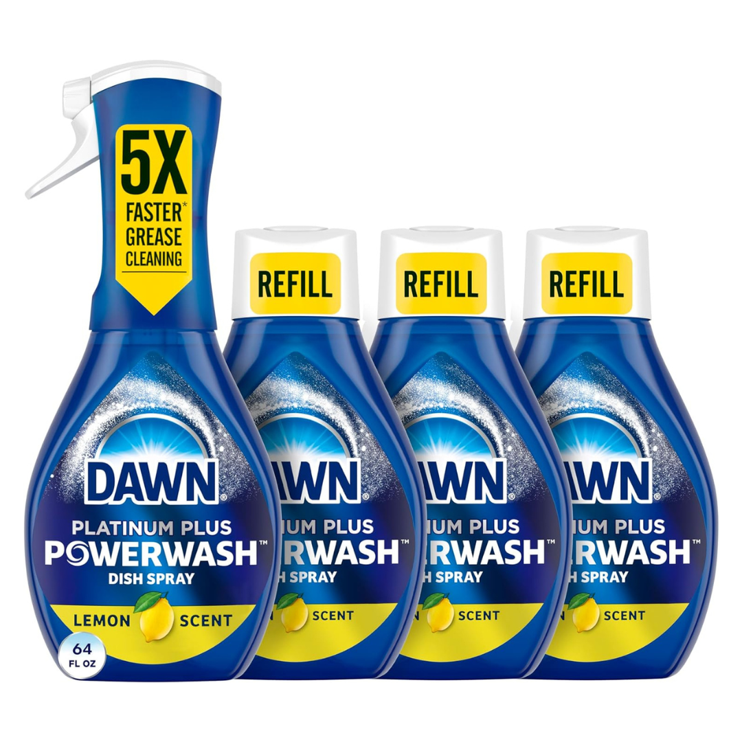 4-Pack 16-Oz Dawn Platinum Powerwash Dish Spray