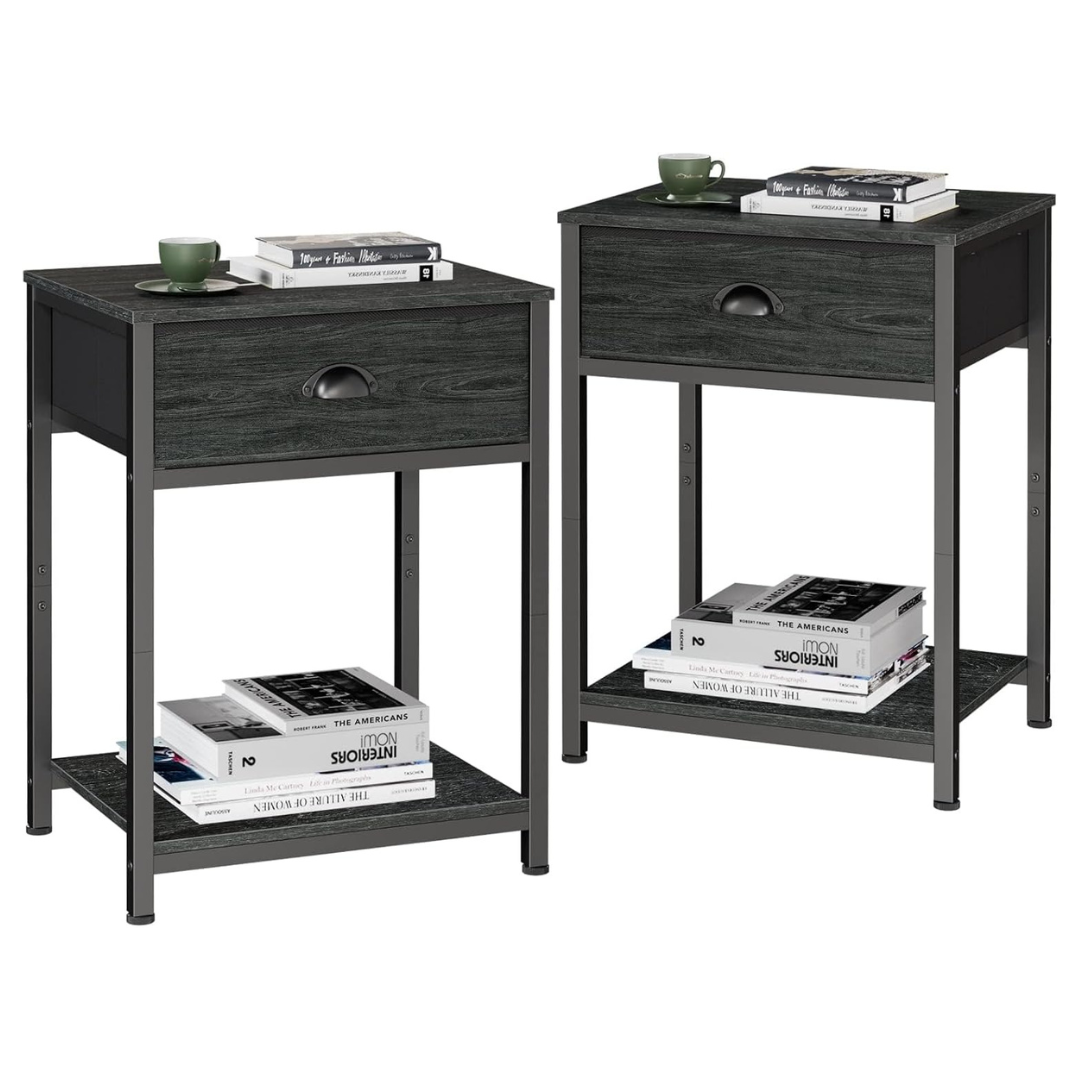 2-Pack Furologee Nightstands Set
