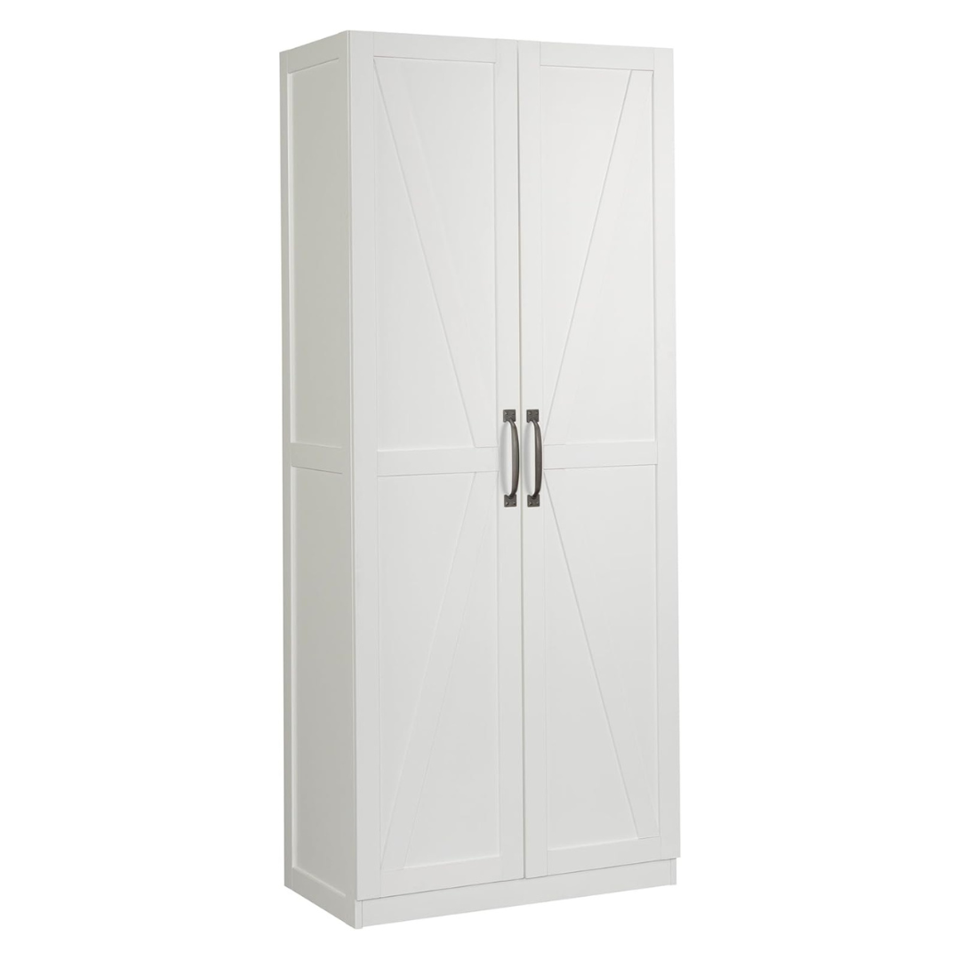 Sauder HomePlus Farmhouse Multipurpose Storage Cabinet Tall Pantry