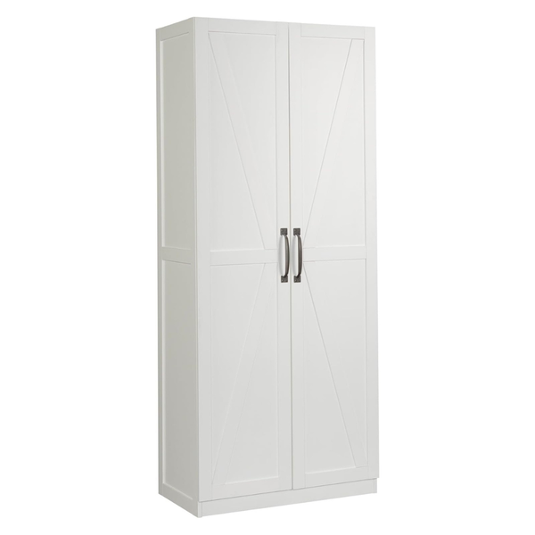 Sauder HomePlus Farmhouse Multipurpose Storage Cabinet Tall Pantry