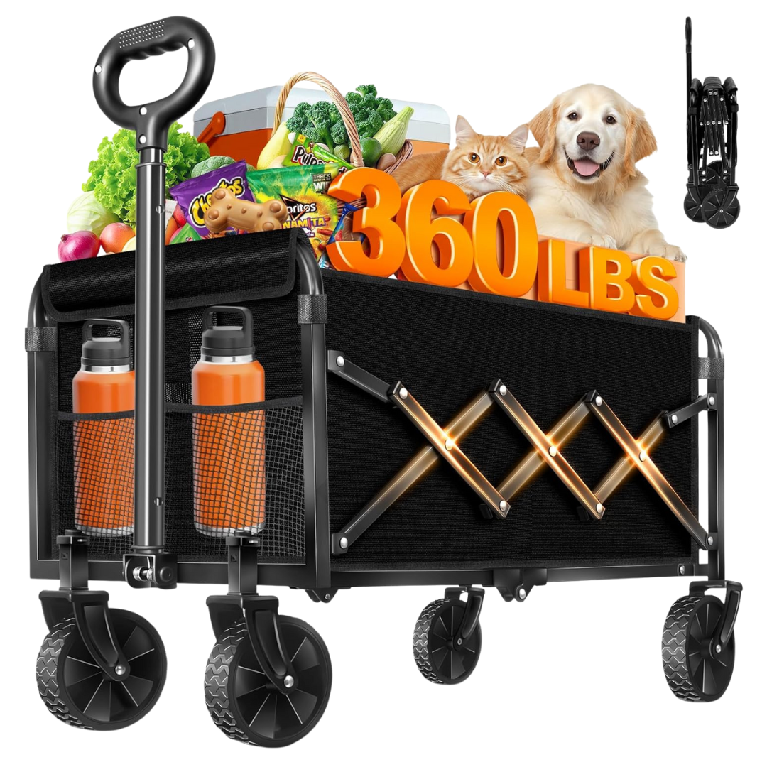 Portable Foldable Outdoor Wagons Carts With Wheels