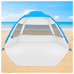 3-4 Persons UPF 50+ UV Protection Beach Tent Sun Shelter