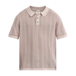 No Boundaries Men's And Big Men's Drop Needle Stich Polo Sweater (Various)