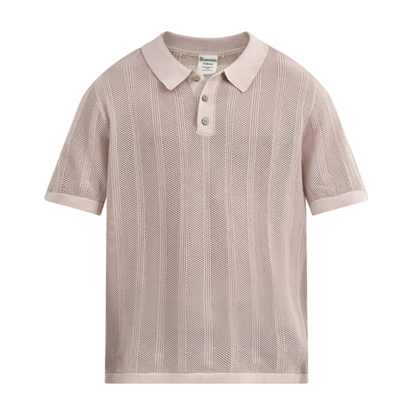 No Boundaries Men's And Big Men's Drop Needle Stich Polo Sweater (Various)