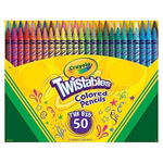 50-Count Crayola Twistables Colored Pencil Set