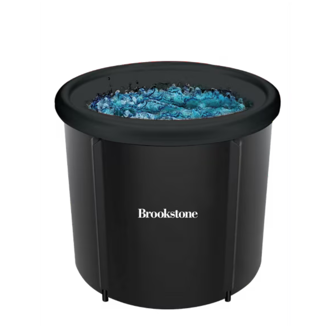 Brookstone Portable Ice Bath Cold Plunge Water Therapy Tub