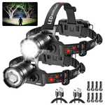 2-Pack Rechargeable LED Headlamps