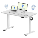 FlexiSpot 48" x 24" Height Adjustable Electric Sit Stand Desk (White)