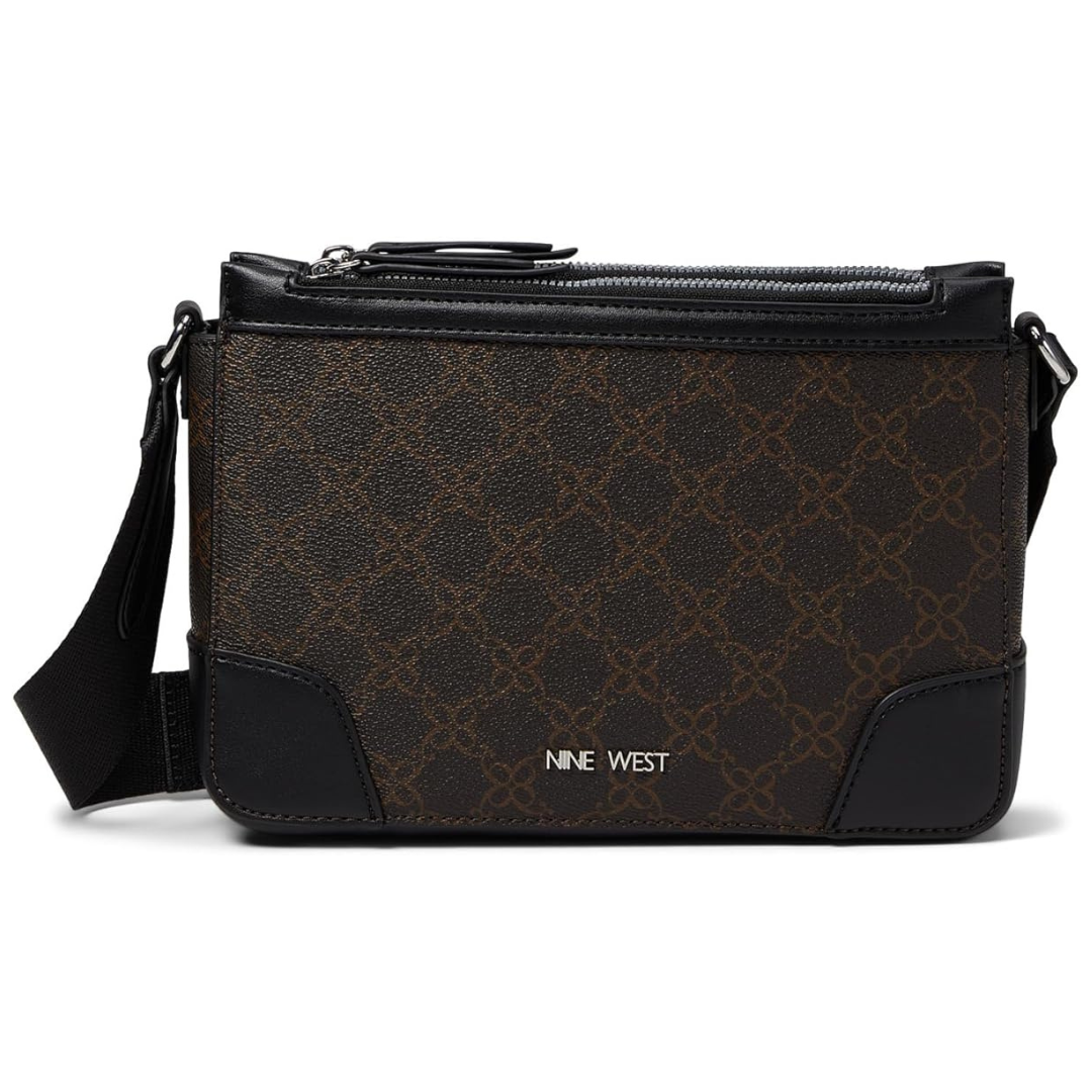 Nine West Women's Ellis Double Zip Crossbody