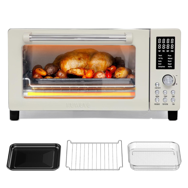 10-in-1 1800 Watts 21-Qt Nuwave Bravo Air Fryer Toaster Smart Oven
