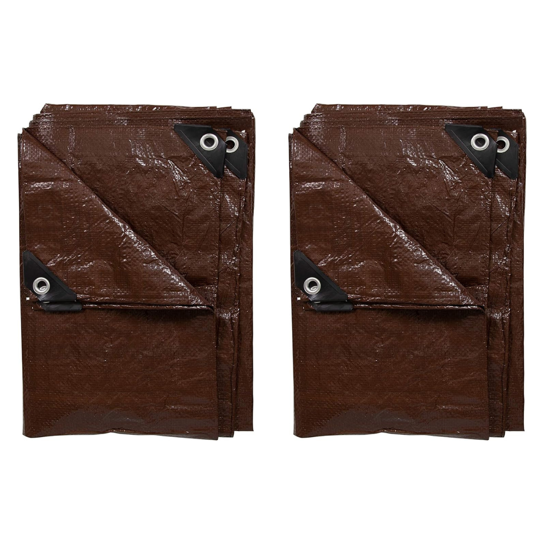 2-Pack 5' x 7' Stansport Light-Duty Rip-Stop Tarp