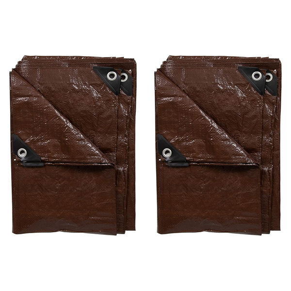 2-Pack 5' x 7' Stansport Light-Duty Rip-Stop Tarp