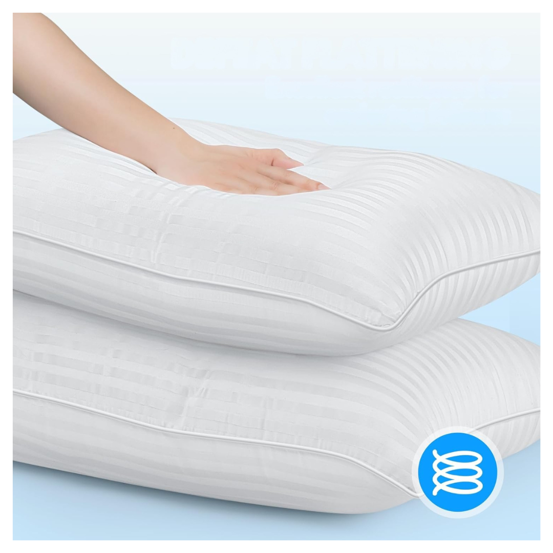 Set Of 2 Queen Size Bed Pillows