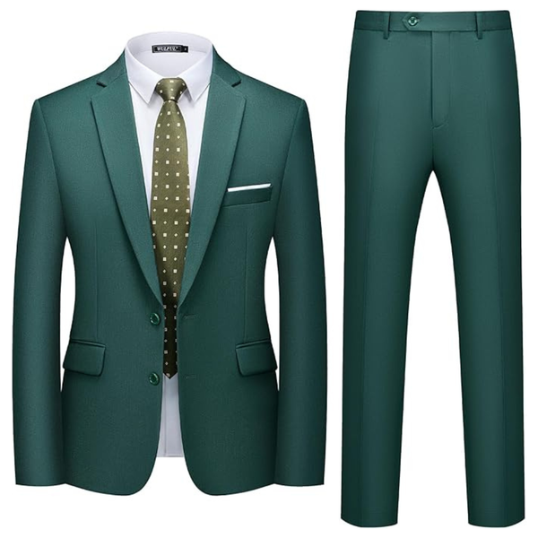 Men's 2 Piece Slim Fit Business Suits