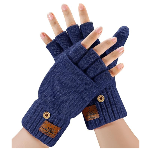 Wool Knit Thermal TouchScreen Winter Gloves (Various)