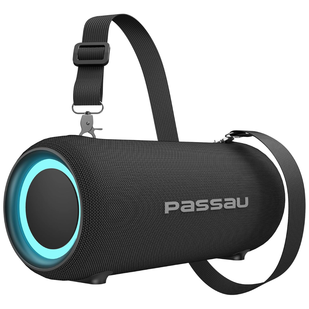 40W Portable Bluetooth Speaker With RGB Lights & Deep Bass (Various)