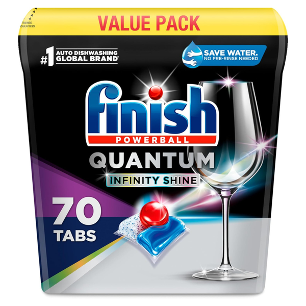 70-Count Finish Quantum Infinity Shine Dishwasher Pods