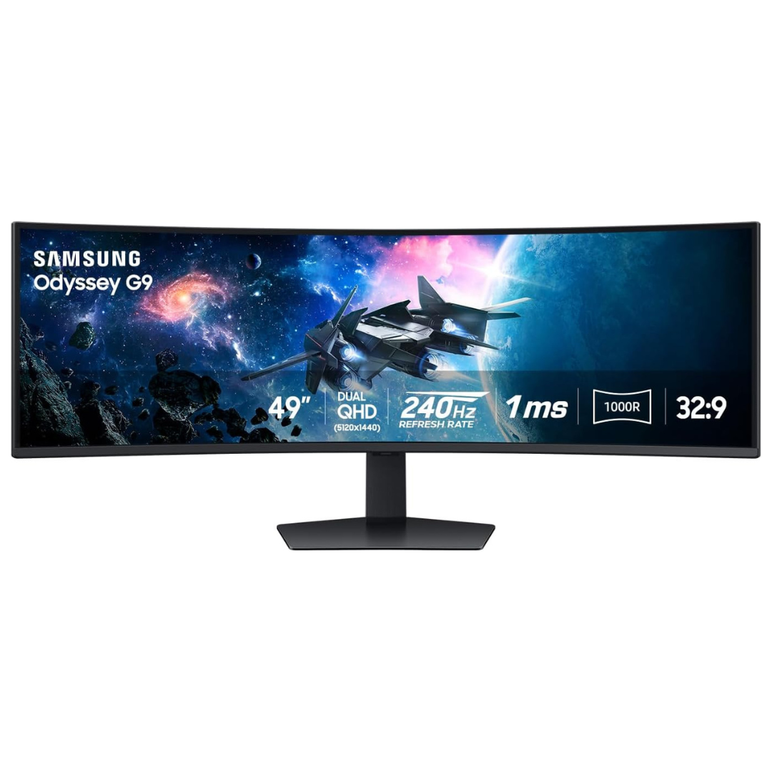 49" Samsung Odyssey G9 (G95C) Curved 240Hz 1ms HDR VA Freesync Gaming Monitor