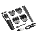 Men's Professional Rechargeable Electric Hair Trimmer Clipper Set