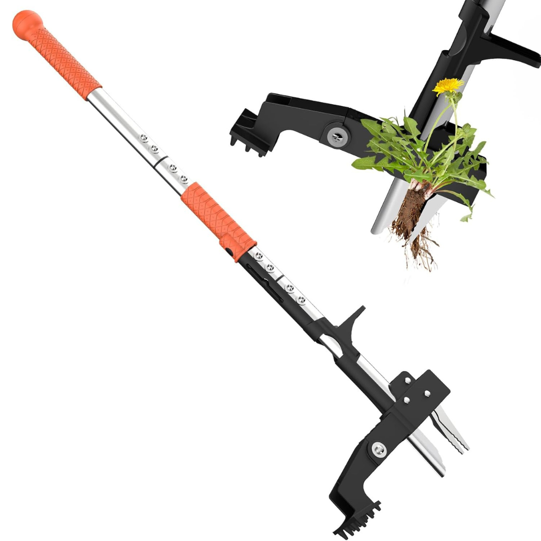 Weed Puller Tool with 39.3" Ergonomic Long Handle