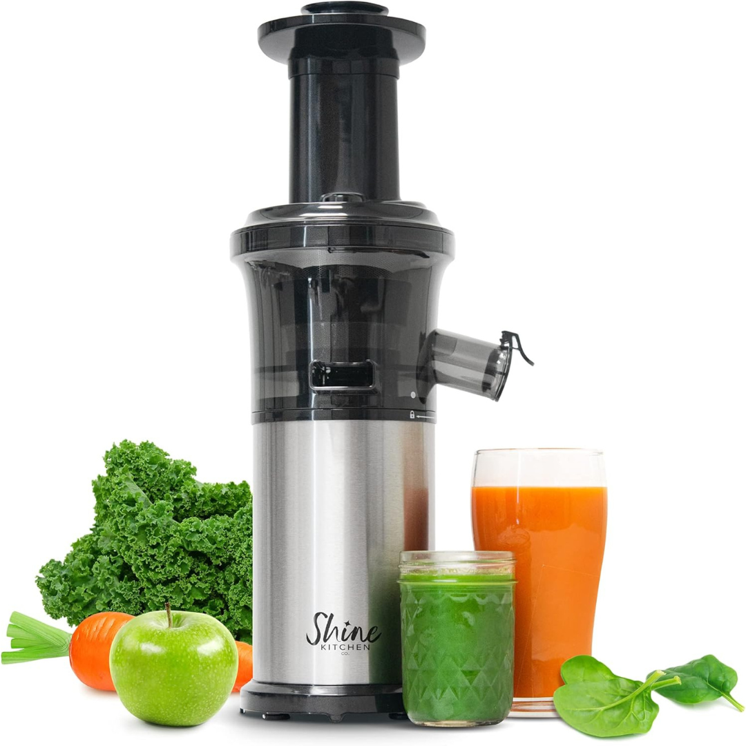 Shine Kitchen Co Cold Press Slow Masticating Juicer