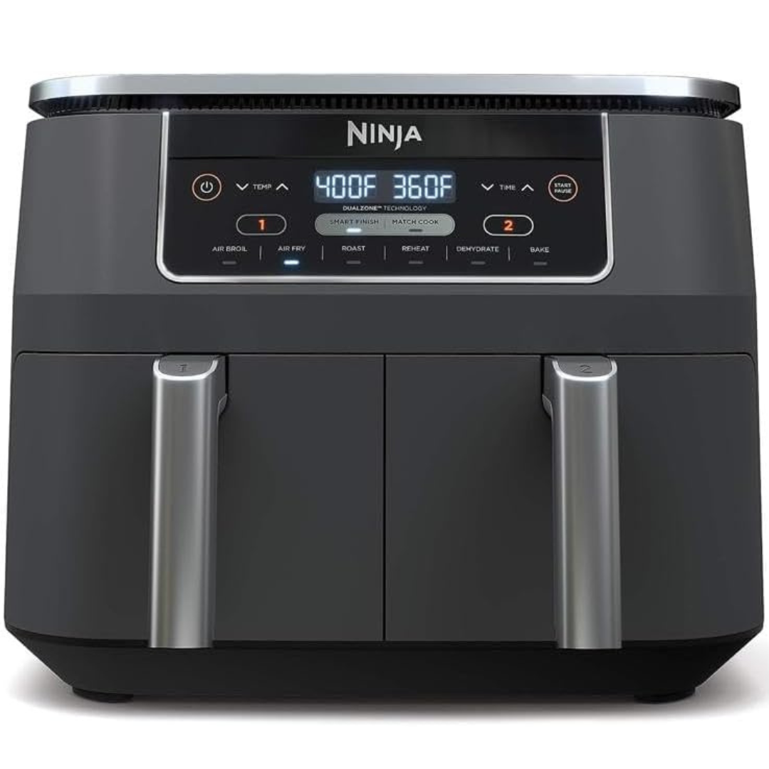 8-Qt Ninja Foodi 6-in-1 DualZone 2-Basket Air Fryer