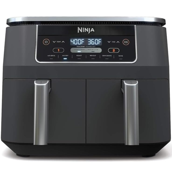 8-Qt Ninja Foodi 6-in-1 DualZone 2-Basket Air Fryer