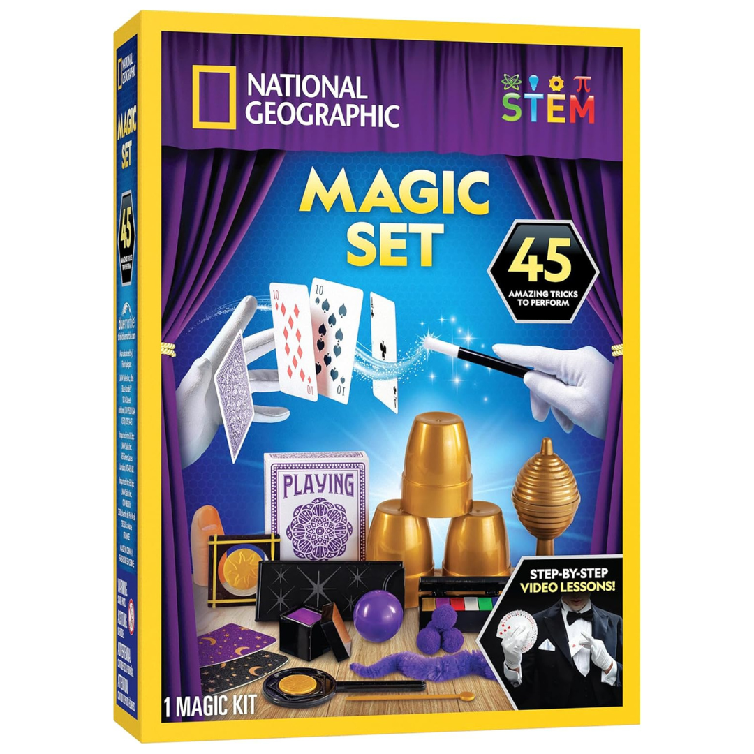 Blue Marble National Geographic Kids 45 Magic Tricks Set