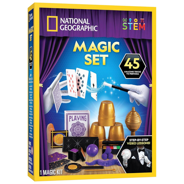 Blue Marble National Geographic Kids 45 Magic Tricks Set