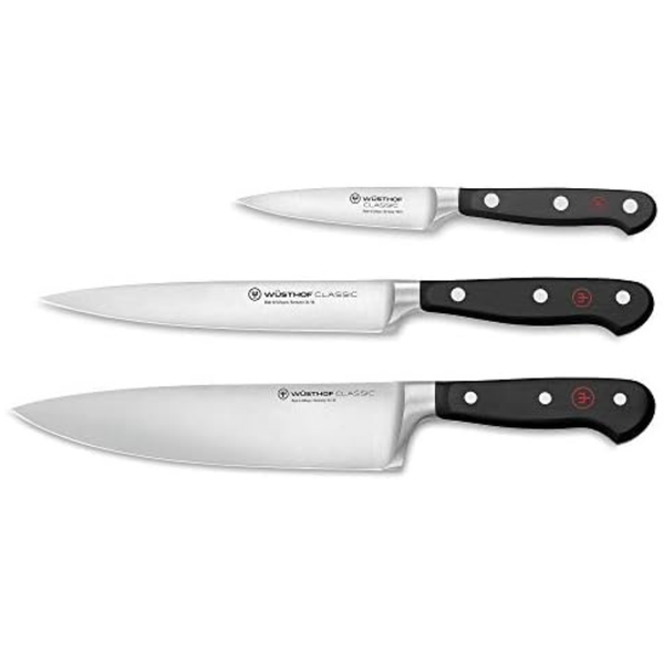 3-Piece Wusthof Classic Chef's Knife Set