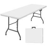 6-ft Leumius Multipurpose Indoor/Outdoor Folding Table (White)