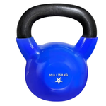 35LB Yes4All Vinyl Coated Cast Iron Strength Training Kettlebell