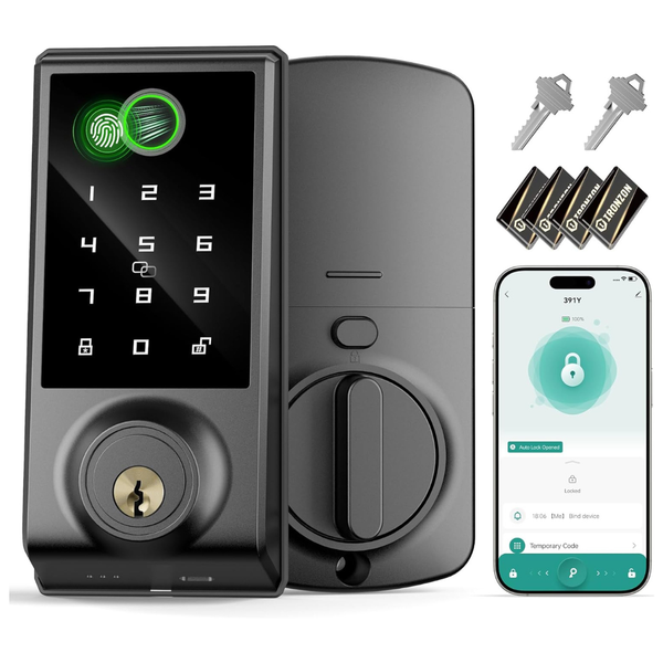 5-in-1 Keyless Entry Fingerprint Smart Door Lock