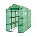 Ogrow Machrus Extra Large 2-Tier 12-Shelf Portable Greenhouse