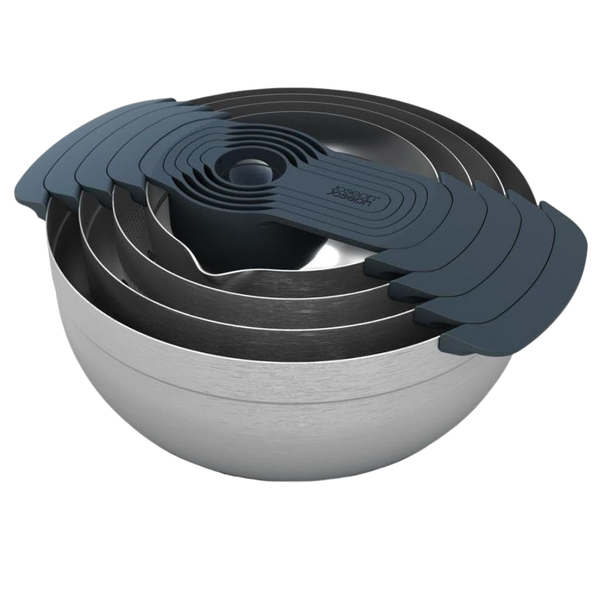 9-Piece Joseph Joseph Nest 9 Plus Stainless Steel Food Preparation Set