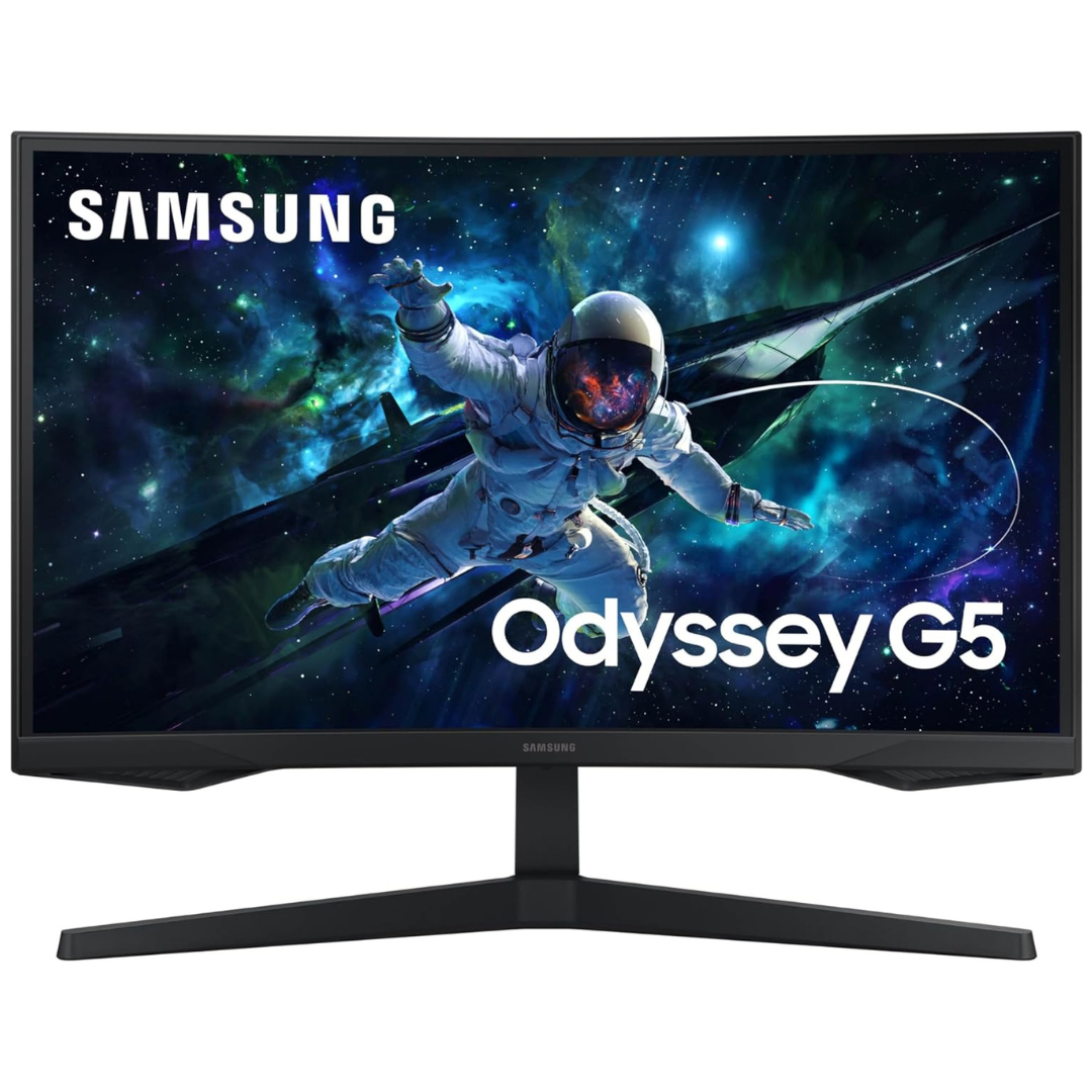 27" Samsung Odyssey G55C Curved WQHD 165Hz 1ms VA Gaming Monitor