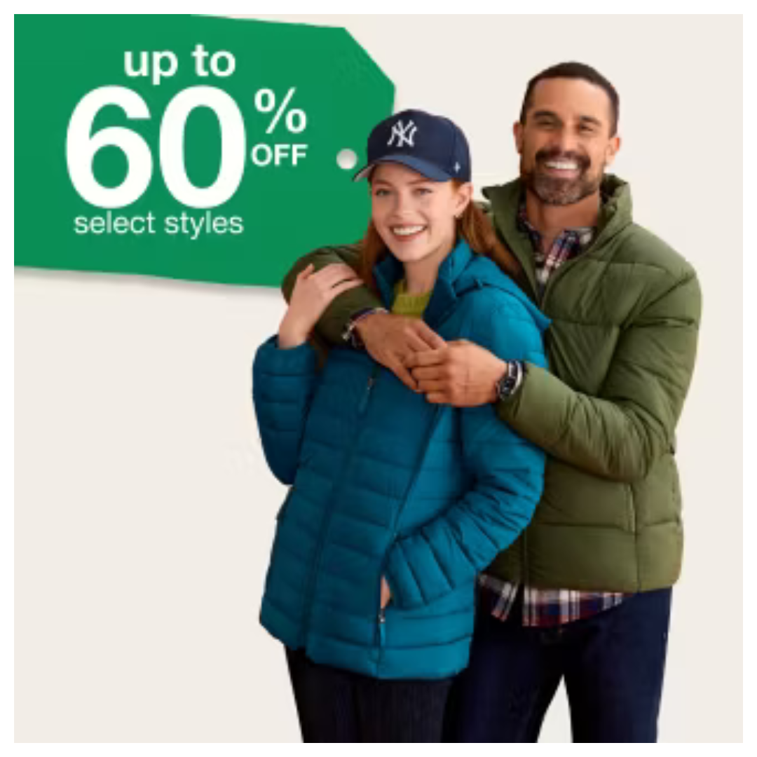 Up To 60% Off On Men's & Women's Coats & Jackets At JCPenney