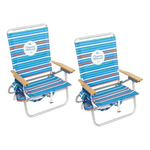 2-Pack 4-Position Tommy Bahama Easy In-Easy Out Beach Chairs