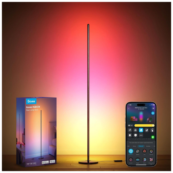 Govee RGBIC Smart Corner Modern LED Floor Lamp
