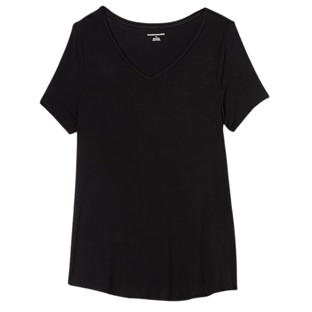 Amazon Essentials Women's Relaxed-Fit V-Neck Tunic