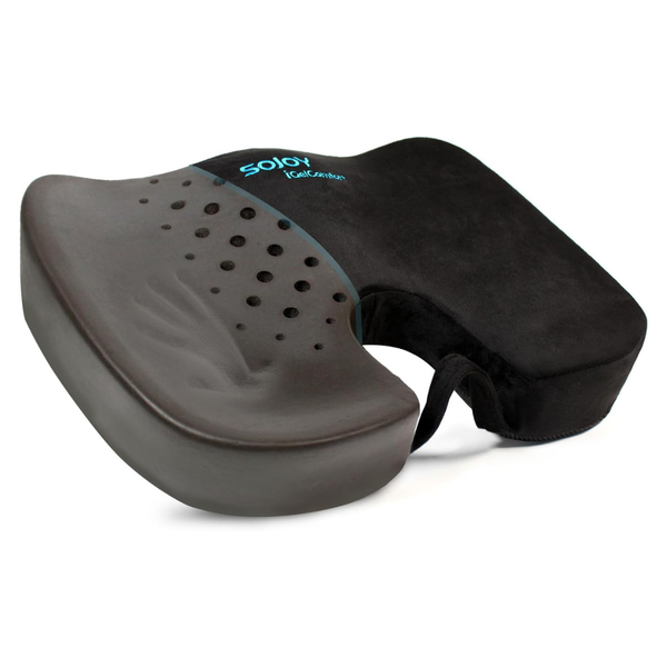 Charcoal Memory Foam Office Chair Seat Cushion