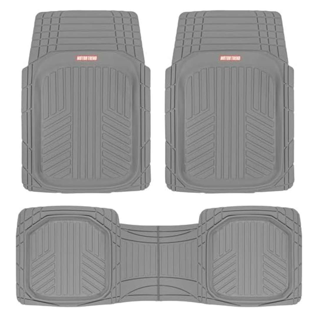 Motor Trend FlexToughXL Floor Mats For Cars Full Set