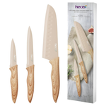 Set Of 3 Hecef Non-stick Coating Blade Knives