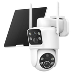 TKENPRO Wireless Outdoor 2K Dual Lens Solar Security Camera