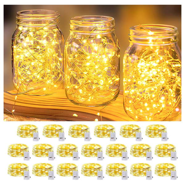 20-Pack 7FT LED Mini Twinkle String Lights