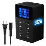 8-Port SABRENT 252W USB-A & USB-C Charging Station