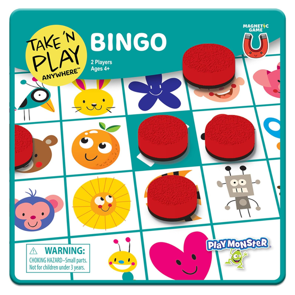 PlayMonster Take N Play Anywhere Bingo Magnetic Travel Game