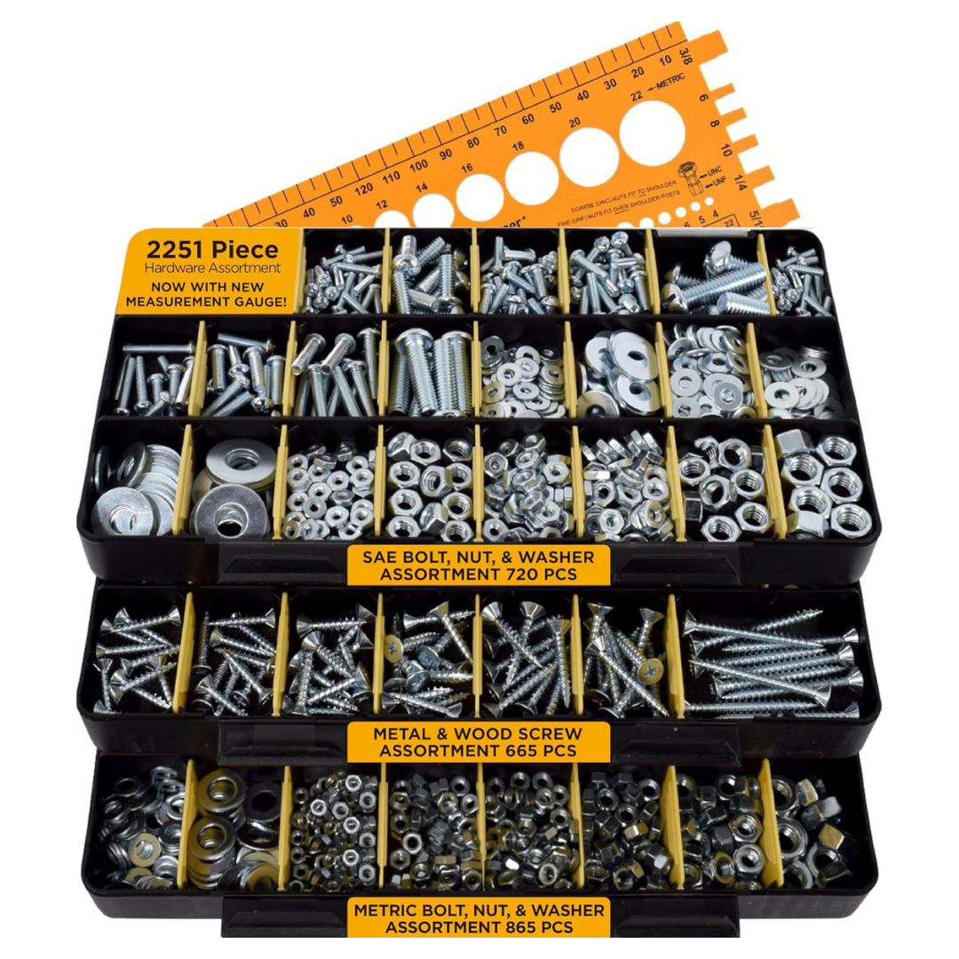 2201-Piece Jackson Palmer Hardware Assortment Kit