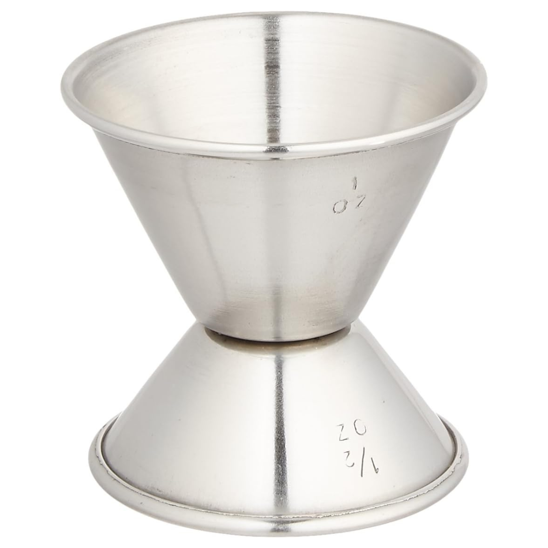 Winco Jiggers Steel 1/2 Ounce x 1 Ounce