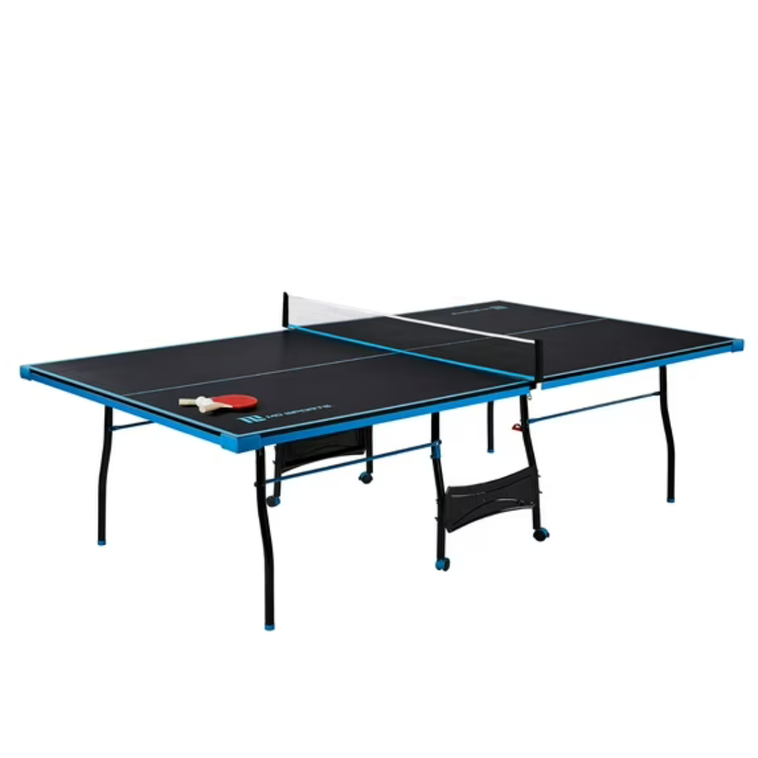MD Sports Official Size Foldable Table Tennis Table with Net & Paddles